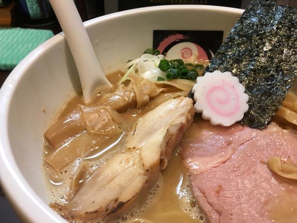 「コクアジにぼしそば【限定】」@おおぜき中華そば店の写真