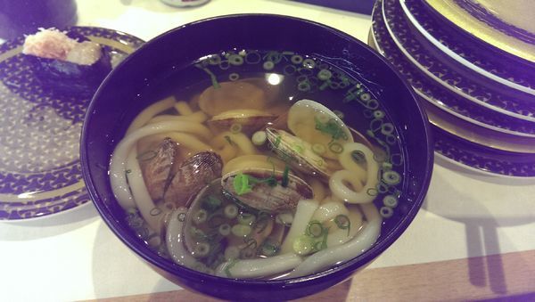 「あさりうどん」@はま寿司 町田野津田店の写真