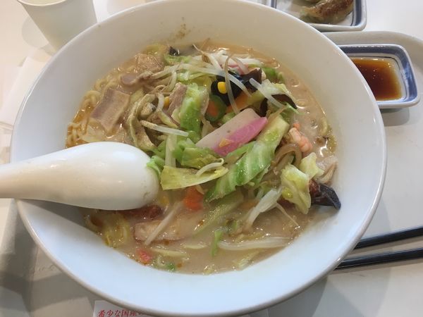 「長崎チャンポン（大盛り無料、クーポンで無料餃子、626￥）」@リンガーハット ファッションクルーズひたちなか店の写真