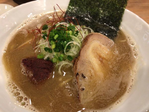 「にぼしそば680円+赤鬼100円+税」@麺屋 蕪村 篠ノ井店の写真