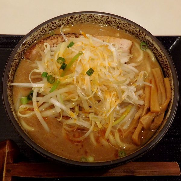 「【冬季限定】濃厚中華そば 味噌（並盛 800円）」@つけそば 九六の写真