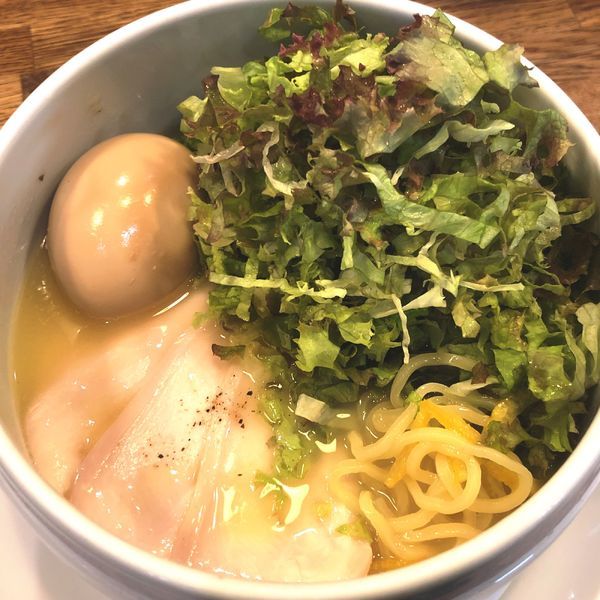 「鶏白湯塩らーめん」@麺屋時茂の写真