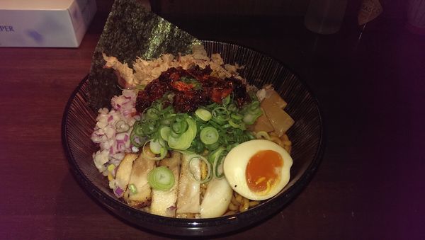 「辛味まぜそば、大盛」@まぜそば 謙の写真