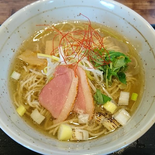「鴨出汁・白780」@麺屋 葵の写真
