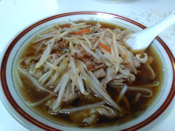 「肉そば」@万福の写真