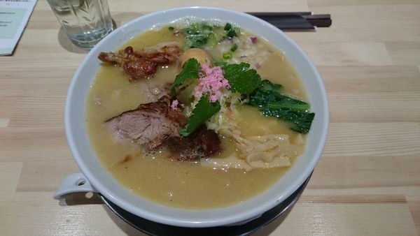 「鯛潮らーめん900円」@和風ピンポン竹末の写真