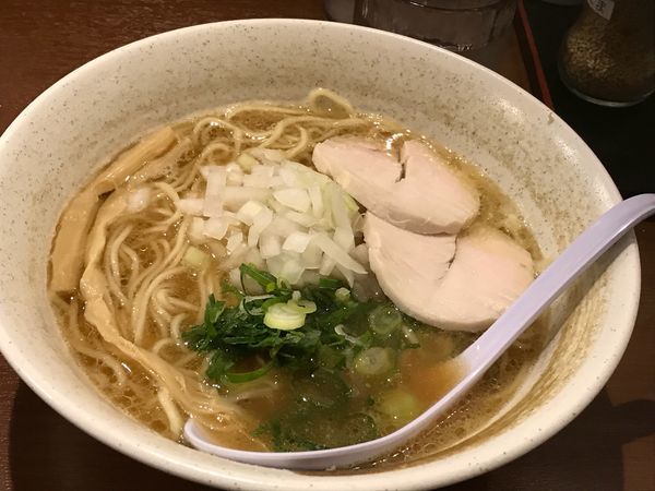 「和風白鶏鰹ラーメン」@麺屋 甲武信の写真
