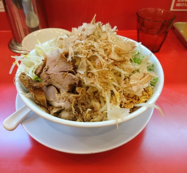 「味噌まぜそば ３００g トッピング普通」@自家製麺 ダイサンの写真
