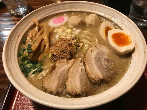 「特製ラーメン塩1,050円＋大盛」@麺家 ふじひろ 水戸店の写真
