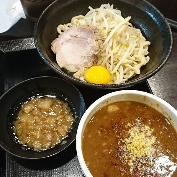 「カレーつけ麺 小 800えん」@つけ麺 どでんの写真