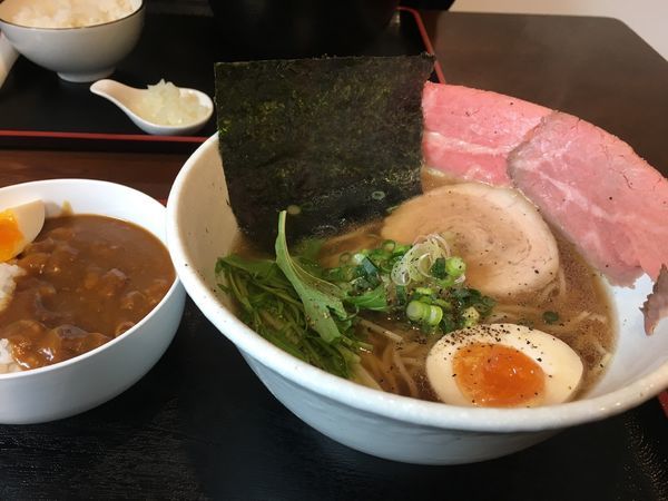 「岩手短角牛ラーメンＷチャーシュー」@麺屋 小野万の写真