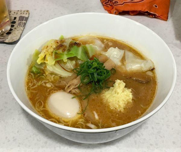 「味噌ラーメン+特製トッピング」@ラーメン星印の写真
