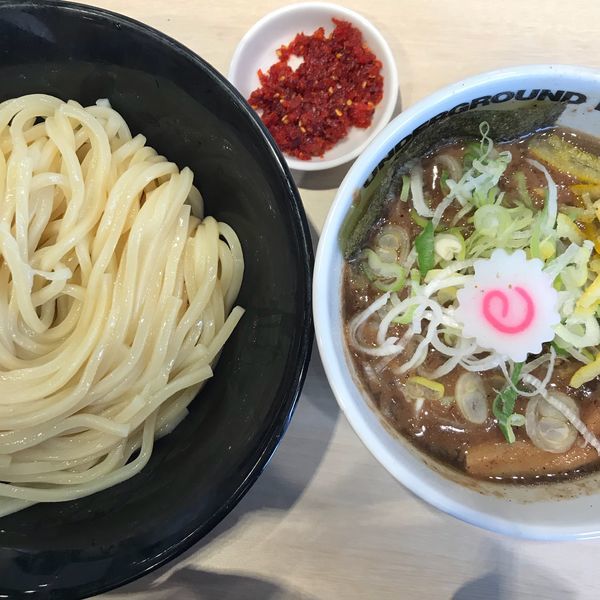 「辛つけめん」@UNDERGROUND RAMEN 頑者 コクーンシティさいたま新都心店の写真