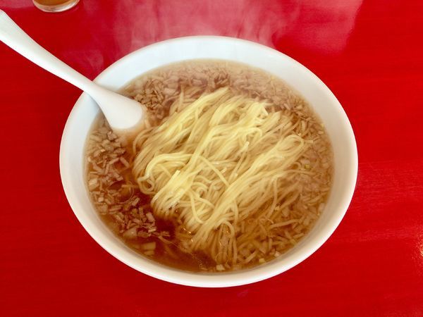 「玉葱光麺 醤油 大盛」@天下第一 酸辣湯麺の店の写真