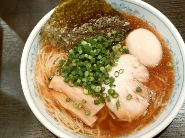 「和風中華そば＋味玉」@横浜家系ラーメン 市ヶ家の写真
