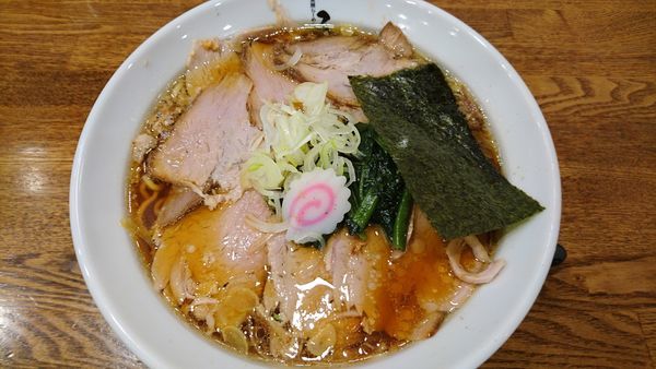 「生姜醤油らーめん＋チャーシュー」@新潟長岡らーめん みずさわ 東川口店の写真