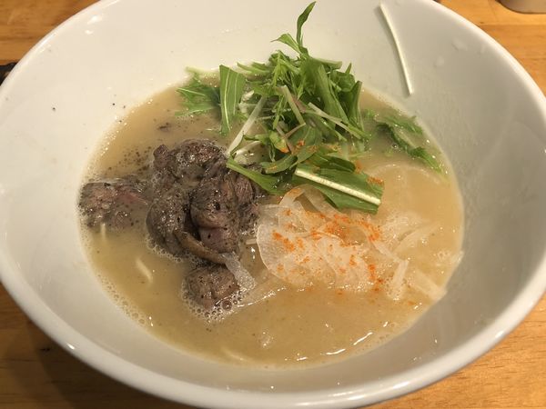 「鶏炭焼きらーめん」@鶏豚らーめん ジャンキーの写真