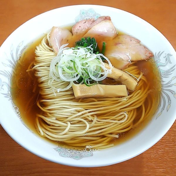 「【限定】柴崎亭×寿製麺よしかわコラボらーめん（煮干し）」@㐂九八 ～garage～の写真