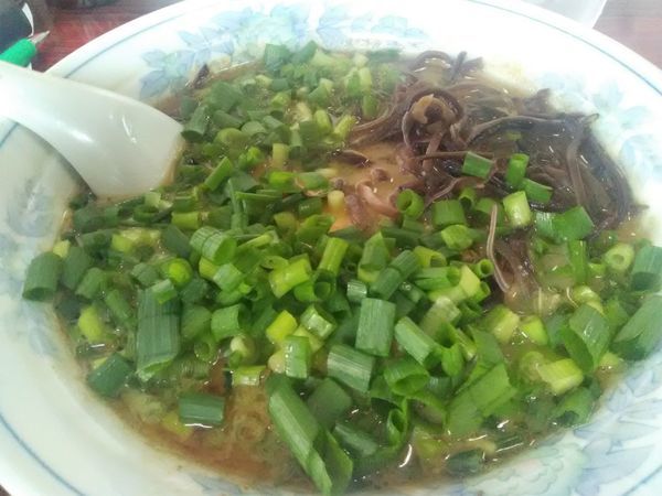 「豚骨ラーメン並700円麺固め」@熊本ラーメン みち丸の写真