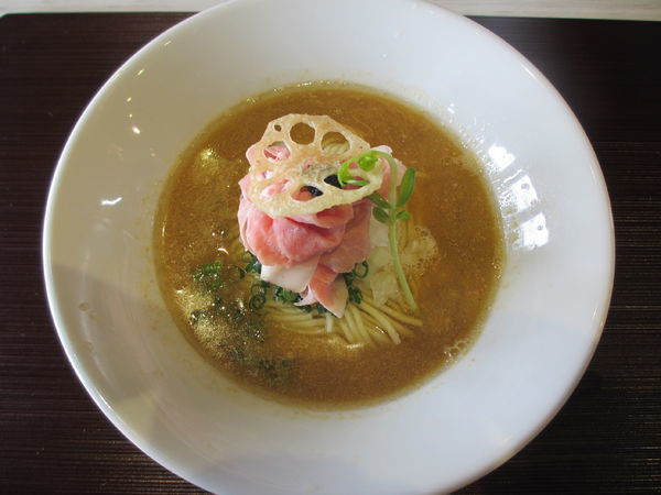 「【限定】蜆と鮟肝 850円」@つくばらーめん 鬼者語 -オニモノガタリ-の写真