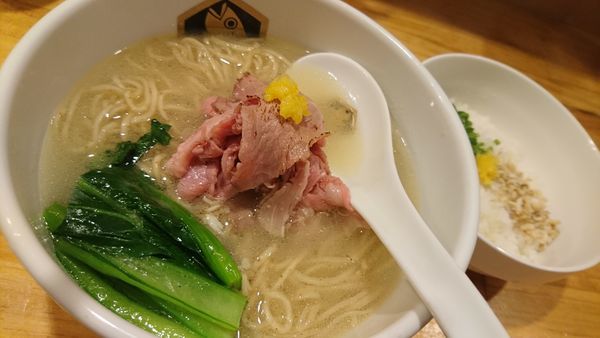 「真鯛らめ雑炊セット」@真鯛らーめん 麺魚の写真