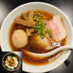 特製中華そば・ミニ肉ごはん