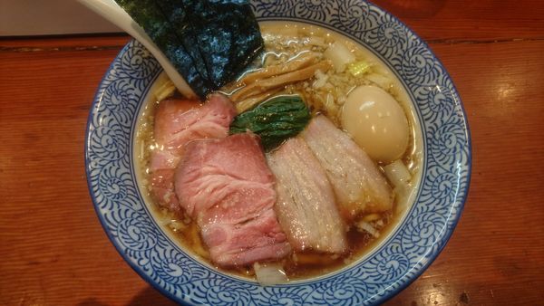 「特製手揉み中華そば」@麺処 ほん田の写真