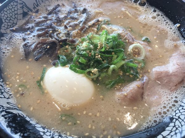 「味玉ラーメン&替玉」@博多一幸舎 ららぽーと立川立飛店の写真