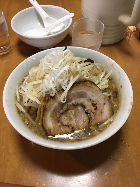 「醤油こってり太麺」@麺の蔵の写真