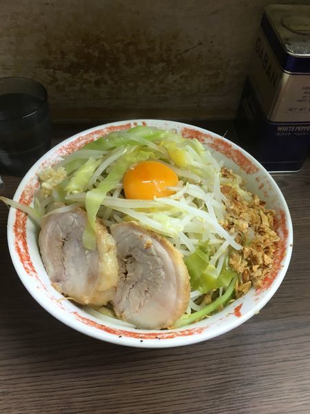 「小ラーメン 汁なし」@ラーメン二郎 横浜関内店の写真