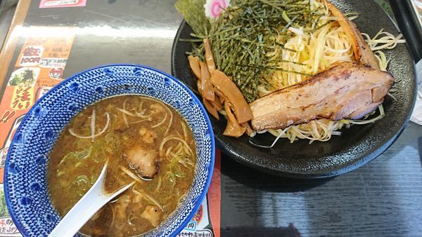 「ネギつけそば(小)900円」@麺屋こうきの写真