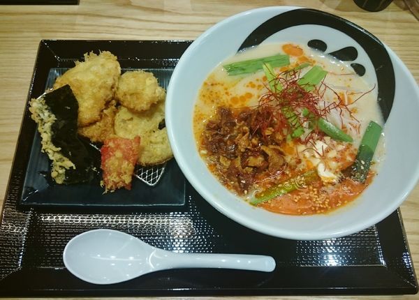 「胡麻担々麺  1080円」@天丼・らぁ麺 ハゲ天の写真