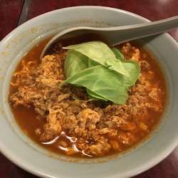 タンタン麺(5M)＋肉・卵増し