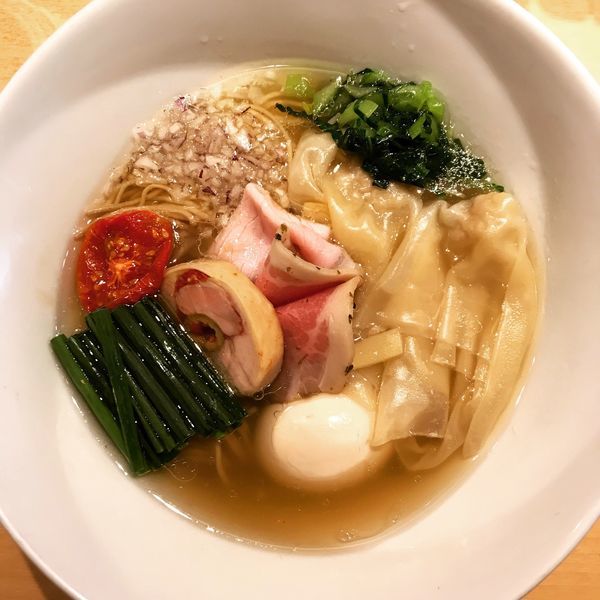 「特製塩そば」@饗 くろ㐂の写真