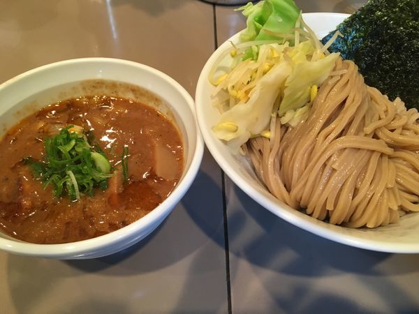 「ミソタマゴ入り」@つけ麺 五ノ神製作所の写真