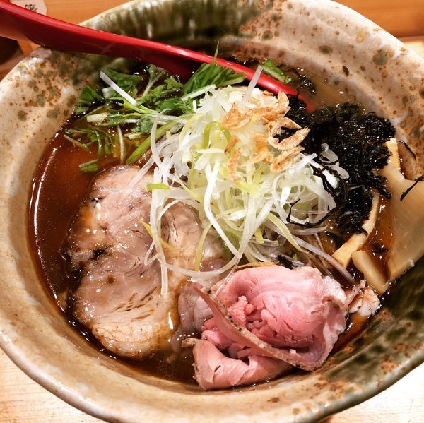 「得製焼きあご塩らー麺」@焼きあご塩らー麺 たかはし 上野店の写真