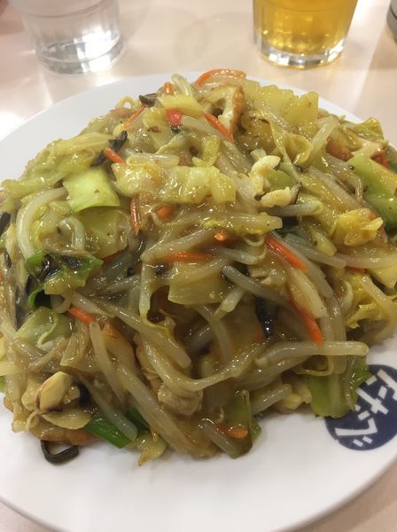 「カレー皿うどん」@長崎ちゃんぽん たなべの写真