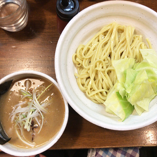 「四種の魚のつけ麺（中盛）」@『   』（無銘）の写真