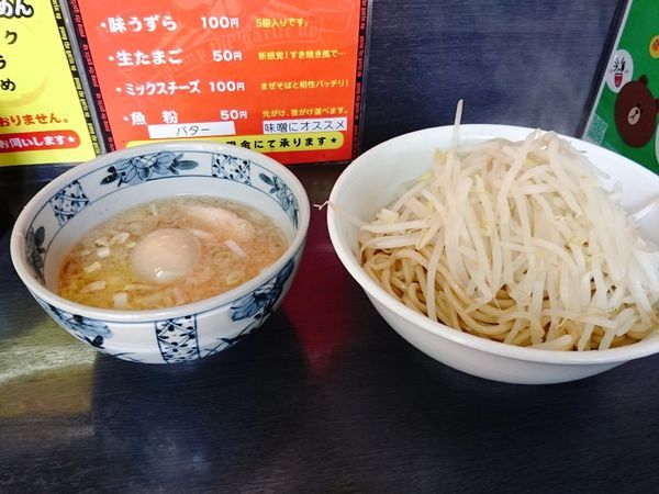「つけ麺 味卵」@ハングリーピッグの写真