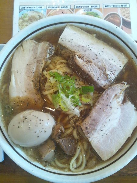 「肉そば（味玉付き）」@麺屋 三郎の写真