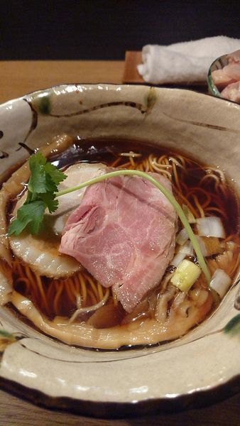 「炙り醤油そば」@麺屋 椿丸の写真