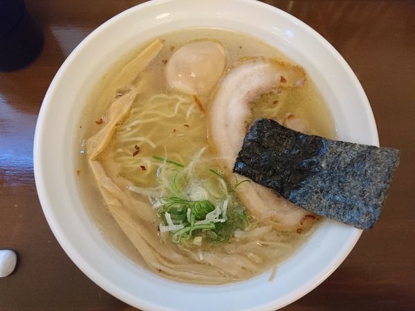 「煮玉子塩らーめん」@地鶏らーめん しぶ家の写真