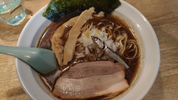 「焙煎煮干しそば」@青春餃子の写真