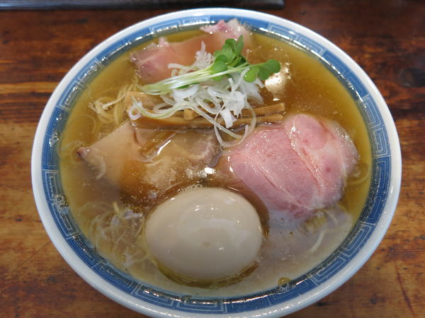 「味玉煮干しそば：880円」@中華そば しば田の写真