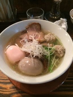 「上生粋塩そば＋海老煮玉子」@秋刀魚中華そば 生粋の写真