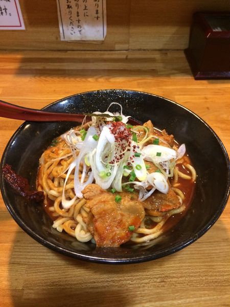 「ニクカラブッカケ(中辛)」@カラツケグレの写真