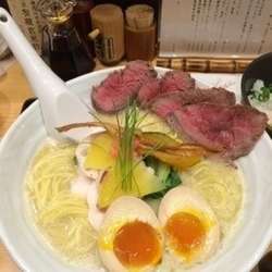 鶏白湯SOBA＋ローストビーフ＋味玉