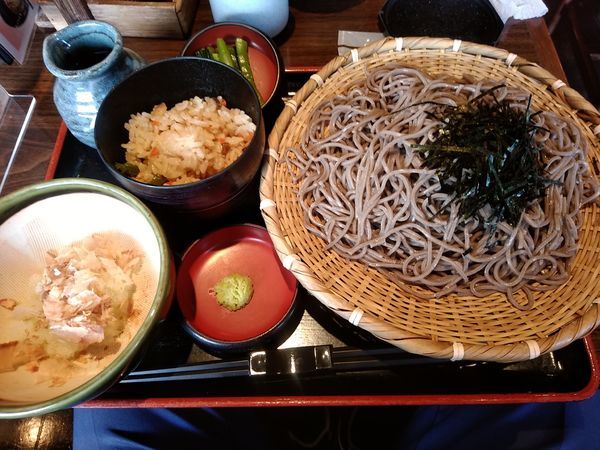 「おろしざるそば定食(大盛)770円」@信州そば処 そじ坊 高崎モントレー店の写真