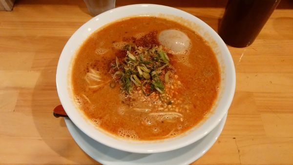 「担々麺＋煮玉子」@麺庵ちとせの写真