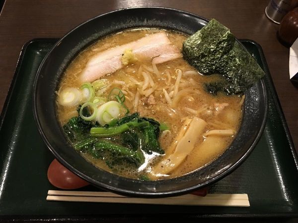 「合わせみそラーメン　730円」@らーめん むくげ 小樽店の写真